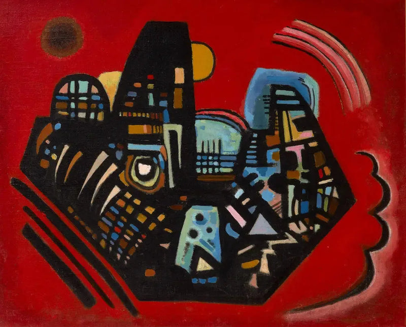 Siyah-Kırmızı - Vassily Kandinsky