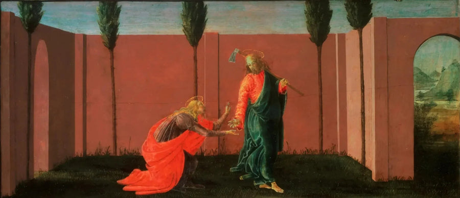 Noli me Tangere (prédelle, panneau üç) - Sandro Botticelli