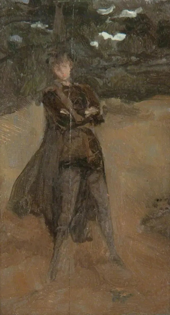 Yeşil ve kahverengi not: Coombe'daki Orlando - James Abbott McNeill Whistler