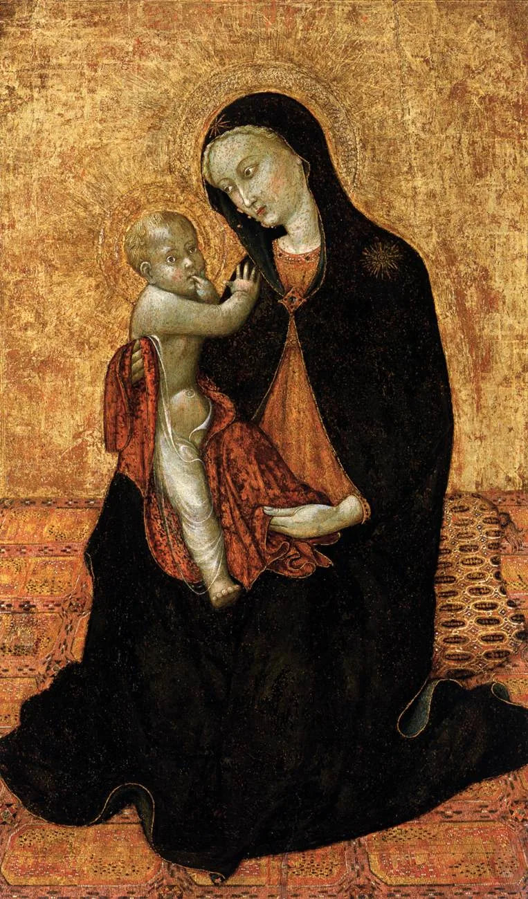 Alçakgönüllülük Meryem Ana - Stefano di Giovanni (Sassetta)
