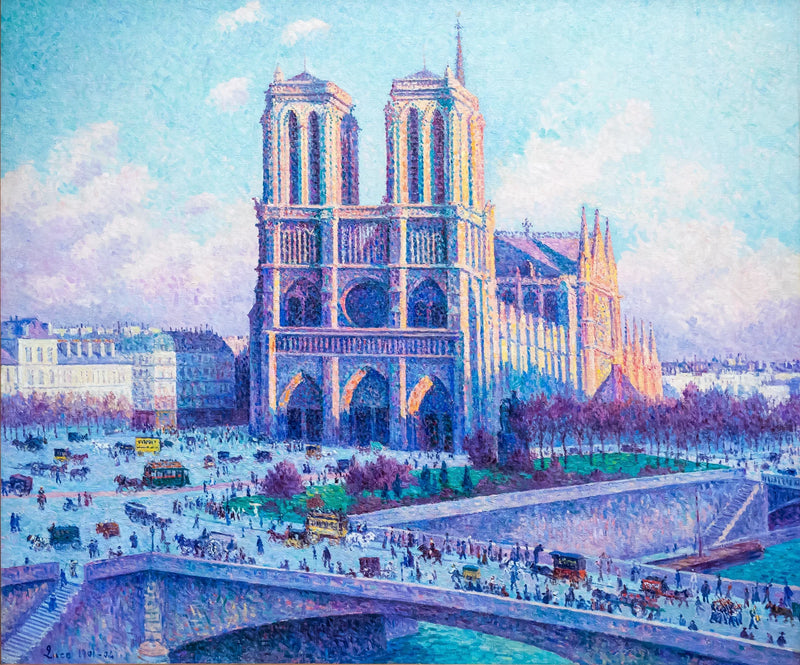 Notre-Dame, Saint-Michel İskele'sinden Manzara - Maximilien Luce
