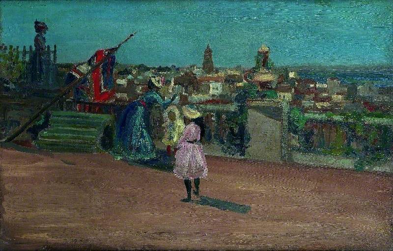 İspanya'daki Algésiras'daki bayrağımız - Charles Conder