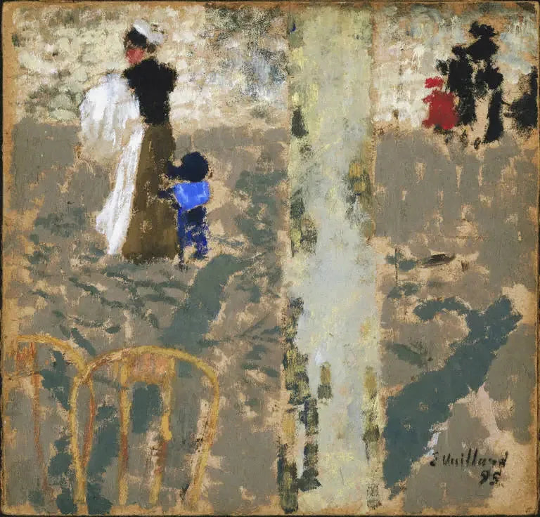 Denizci kıyafetleri giymiş bebek ve çocuk - Édouard Vuillard