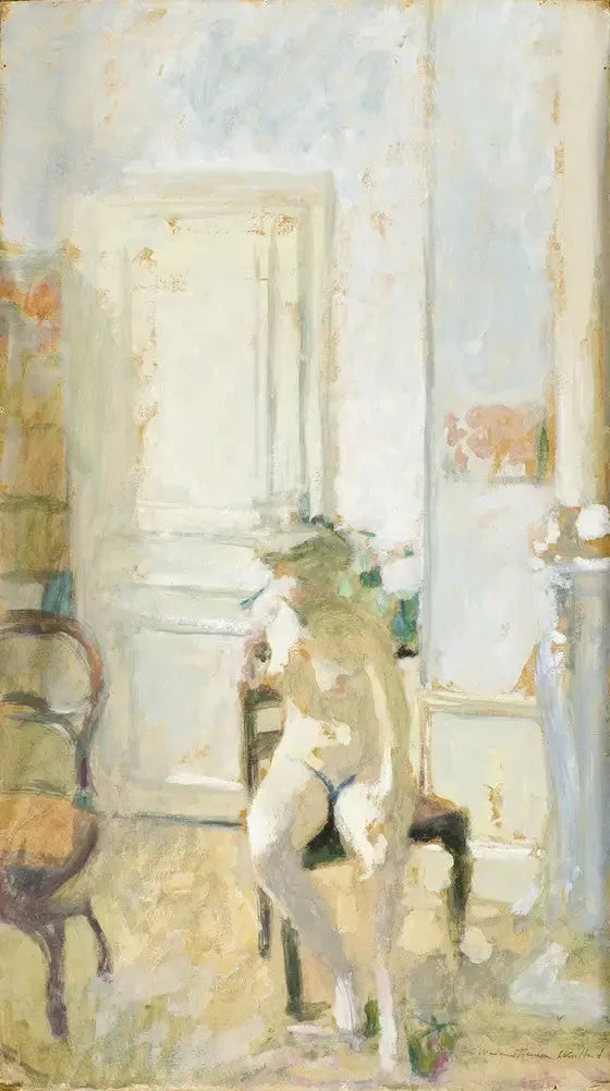 Sandalyeye Yeni Doğan - Édouard Vuillard