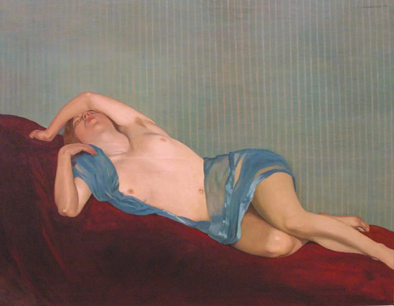 Yeşil eşarp ile yeni - Félix Vallotton