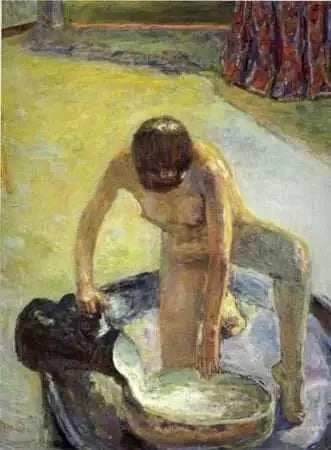 Çömelmiş Nü - Pierre Bonnard