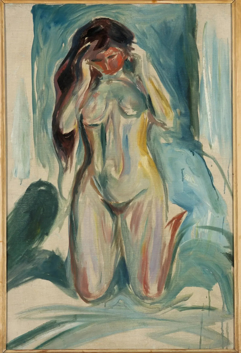 Diz çökme - Edvard Munch