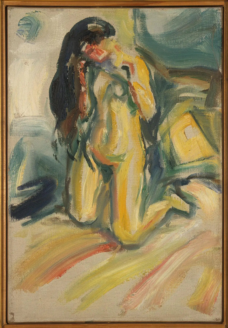Diz çökme - Edvard Munch