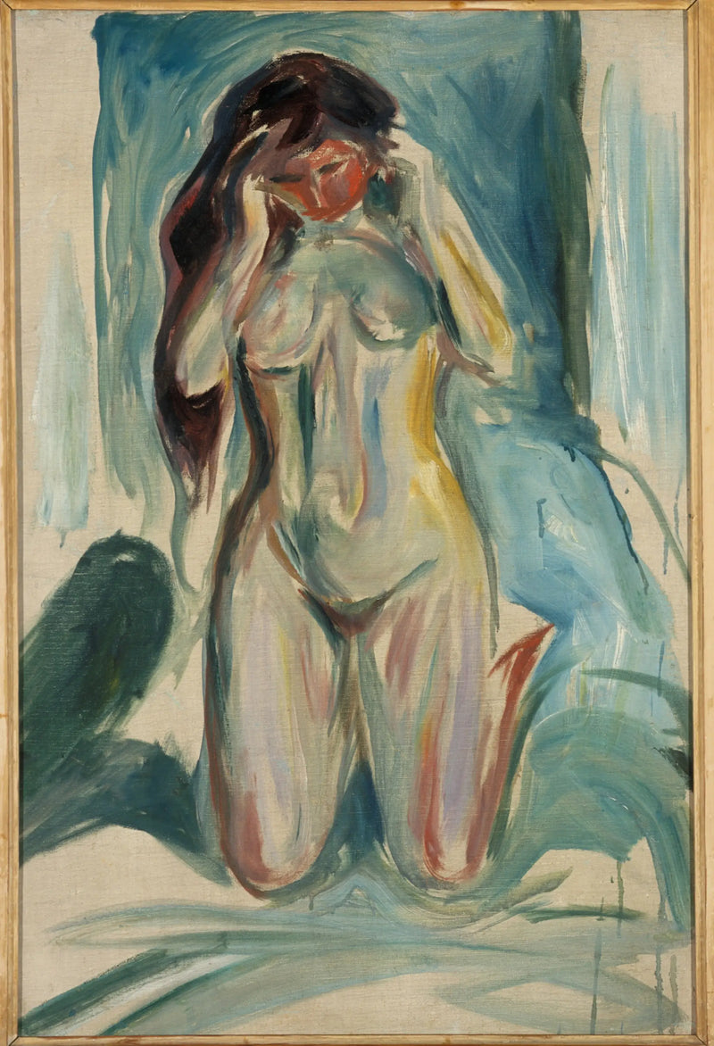 Diz çökme - Edvard Munch