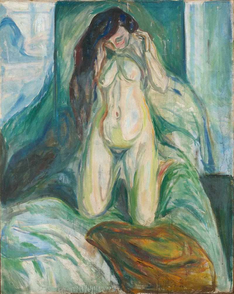 Diz çökme - Edvard Munch