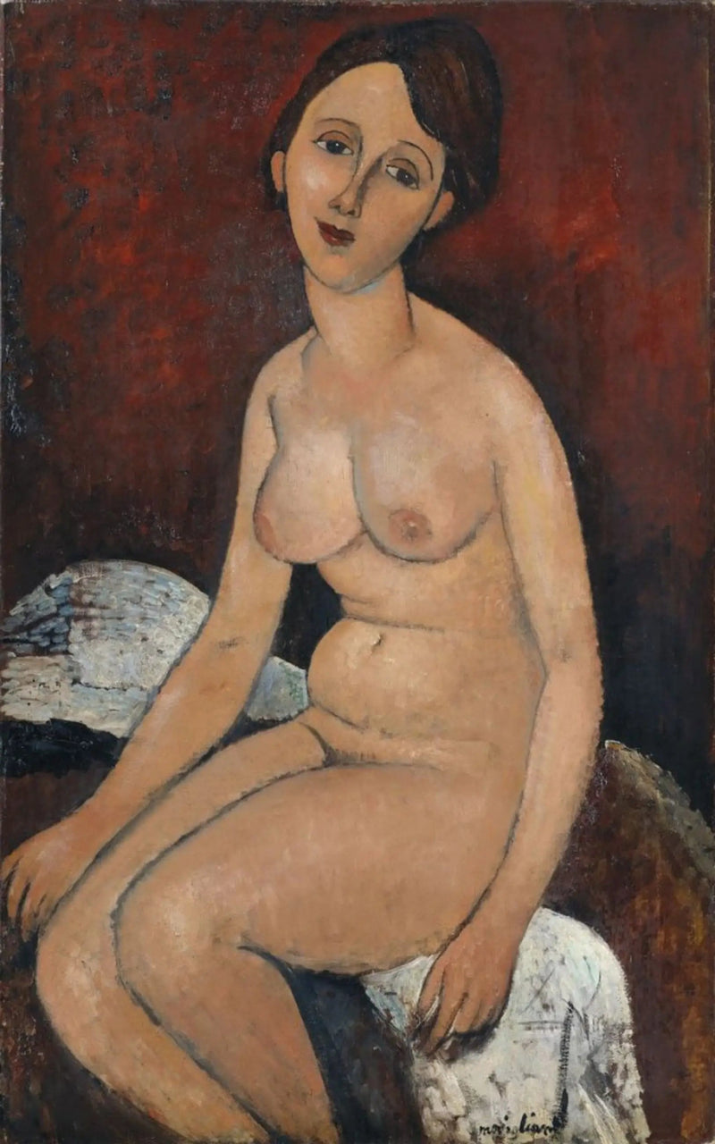 Oturan Nü - Amedeo Modigliani