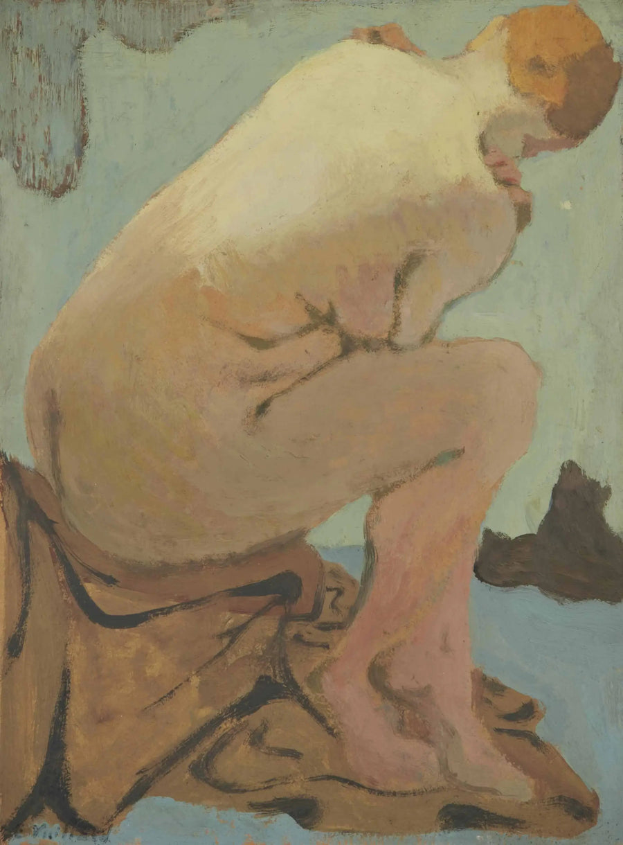 Nu oturmuş - Édouard Vuillard
