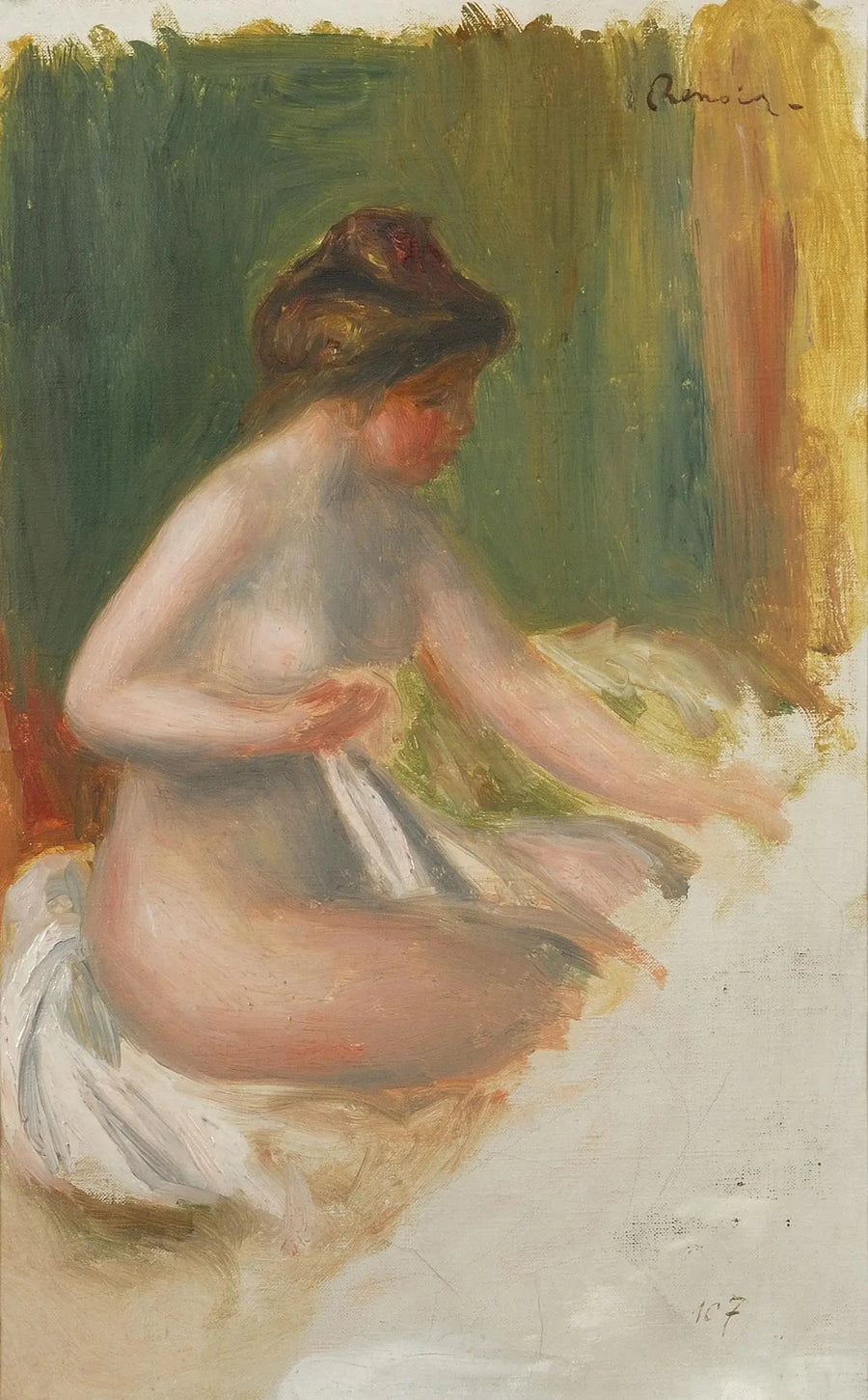 Oturan kadın - Pierre-Auguste Renoir