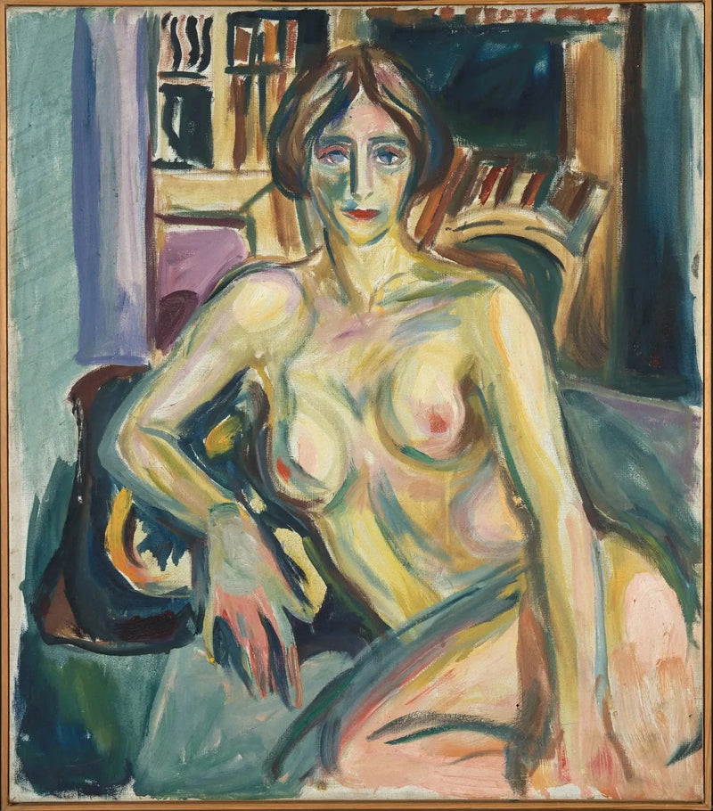 Nu, kanepe üzerinde - Edvard Munch