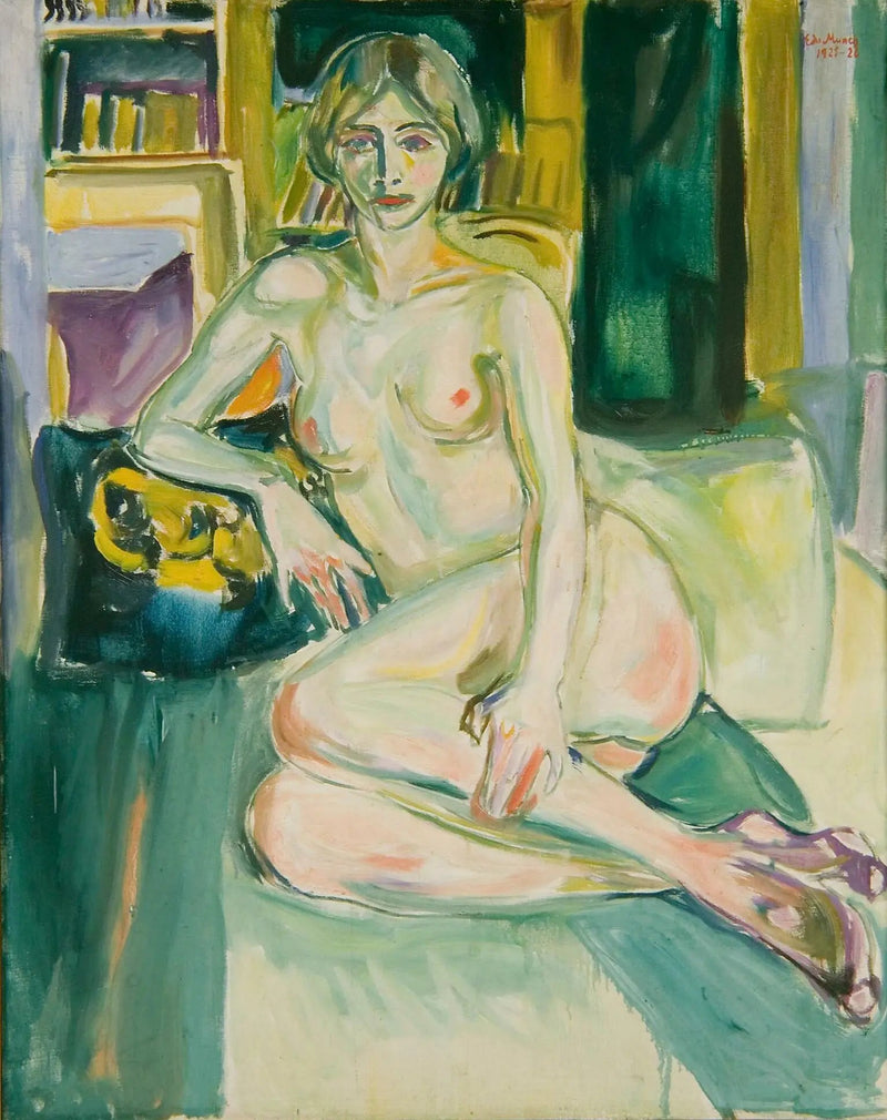Nu, kanepe üzerinde - Edvard Munch