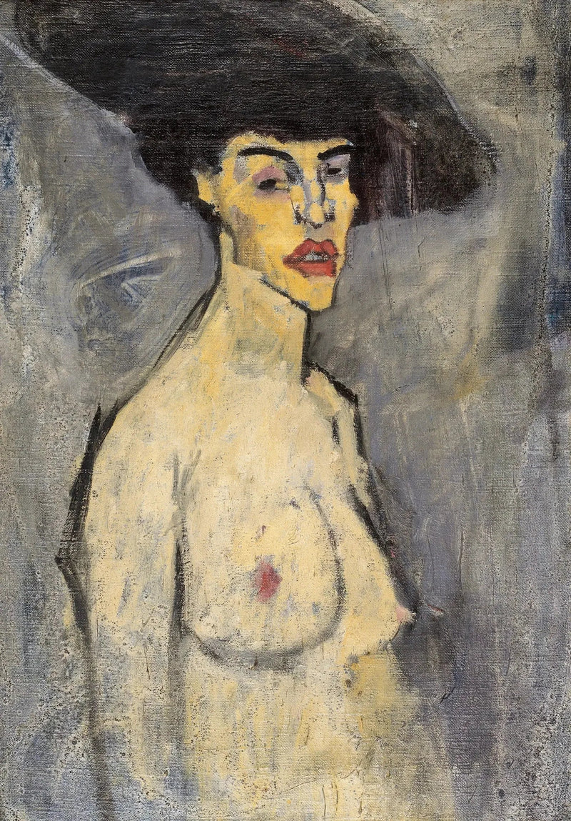 Şapkalı Nü - Amedeo Modigliani