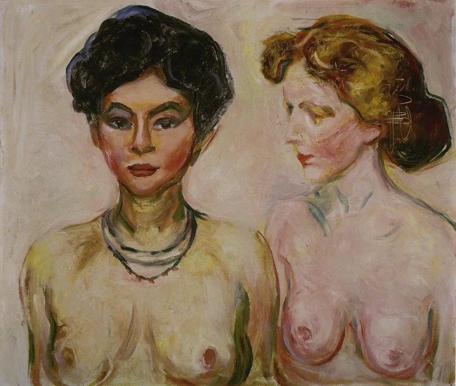 Sarışın ve Kahverengi - Edvard Munch