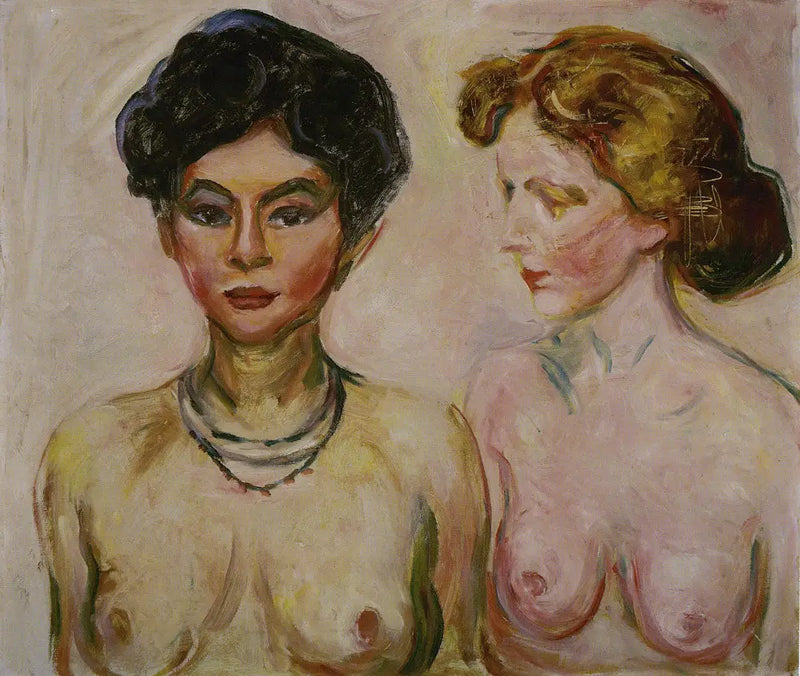 Sarışın ve Kahverengi - Edvard Munch