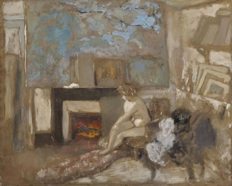 Truffaut Sokağı Dairesinde Yeni - Édouard Vuillard