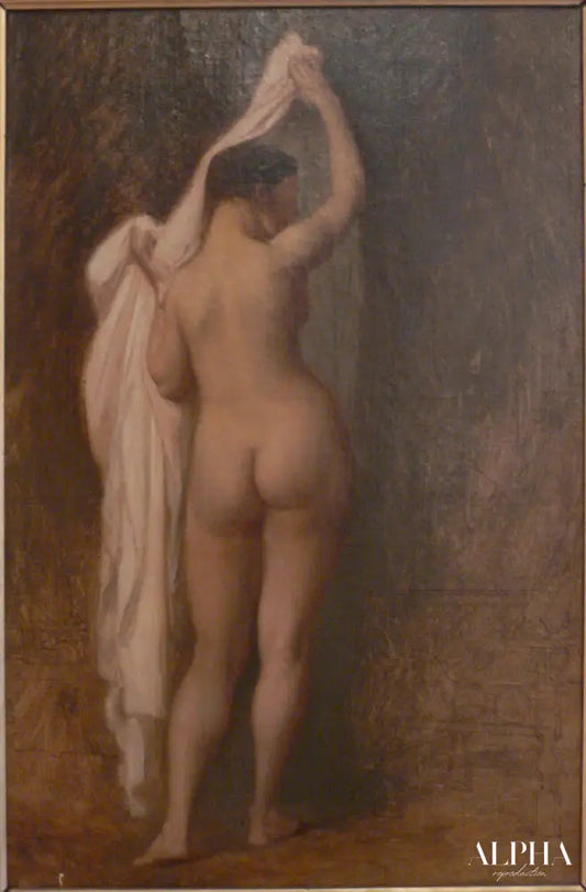 Nu de dos - Jean-Léon Gérôme - Reproductions de tableaux et peintures haut de gamme