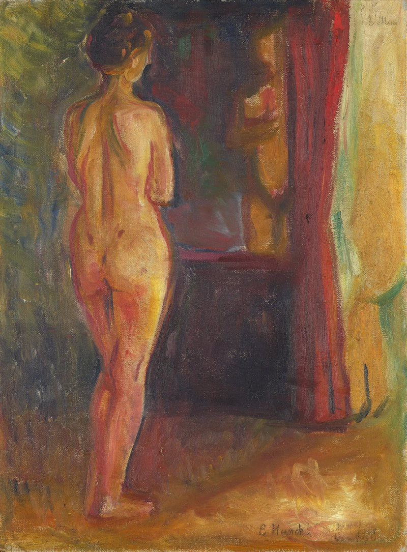 Aynası Önünde - Edvard Munch