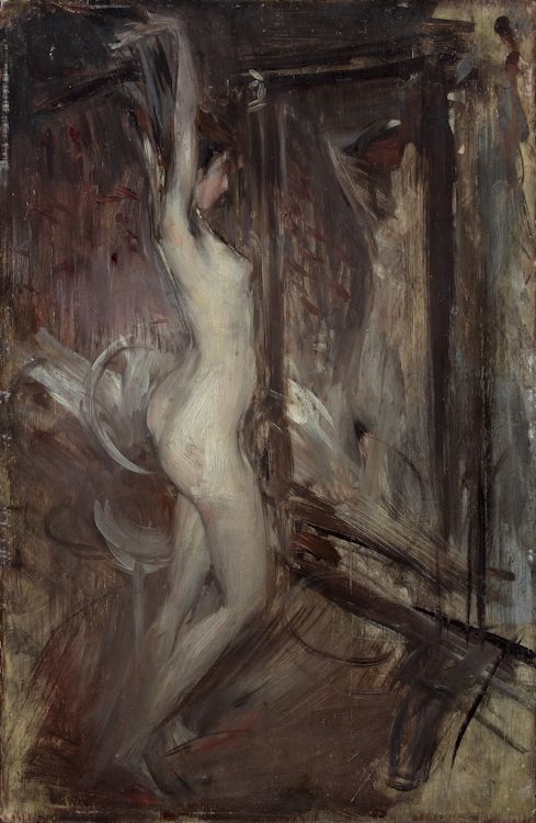 Nu devant un miroir - Giovanni Boldini