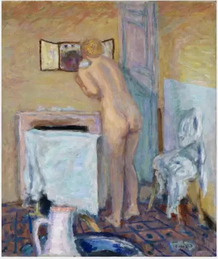 Ayna Önünde - Pierre Bonnard