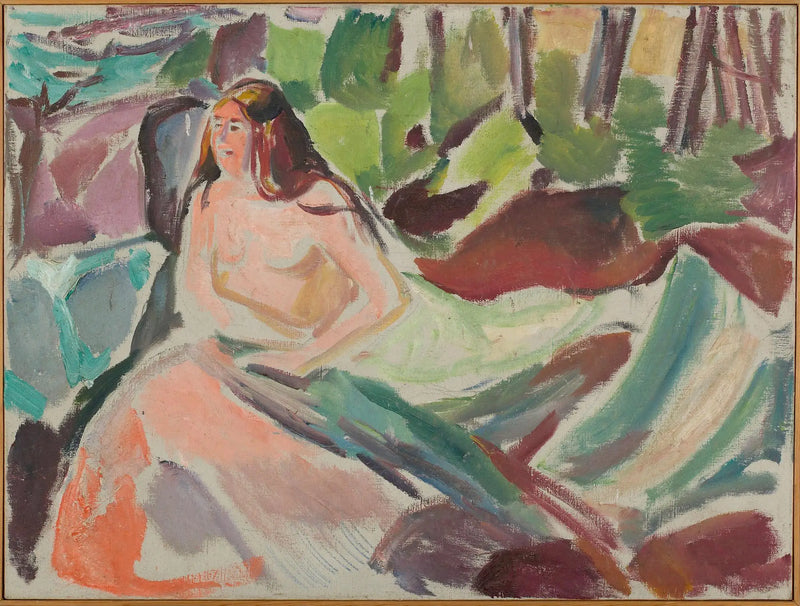 Ormanda Nü - Edvard Munch
