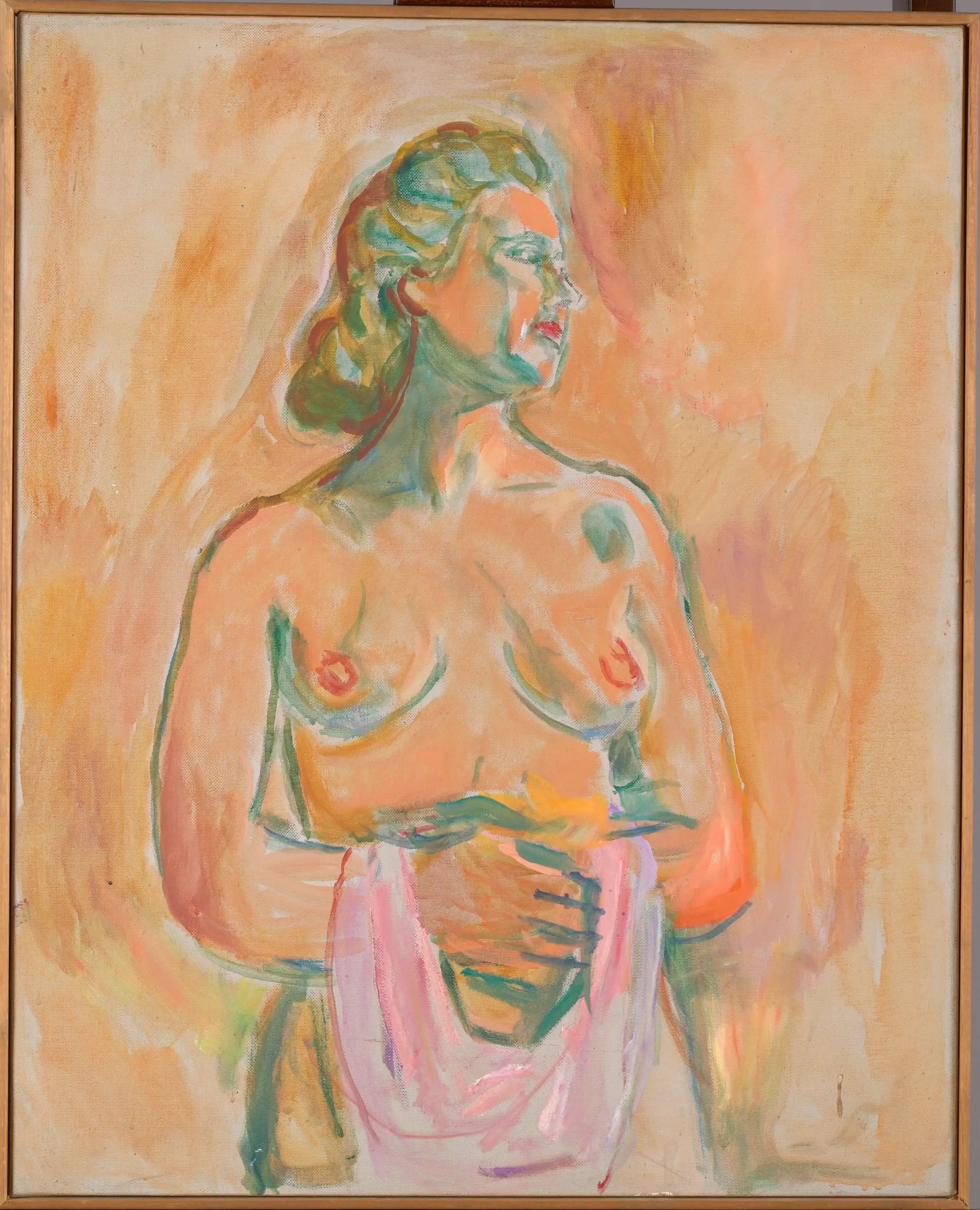 Reproduction du tableau « Nu féminin - Edvard Munch » par Alpha Reproduction en peinture à l’huile