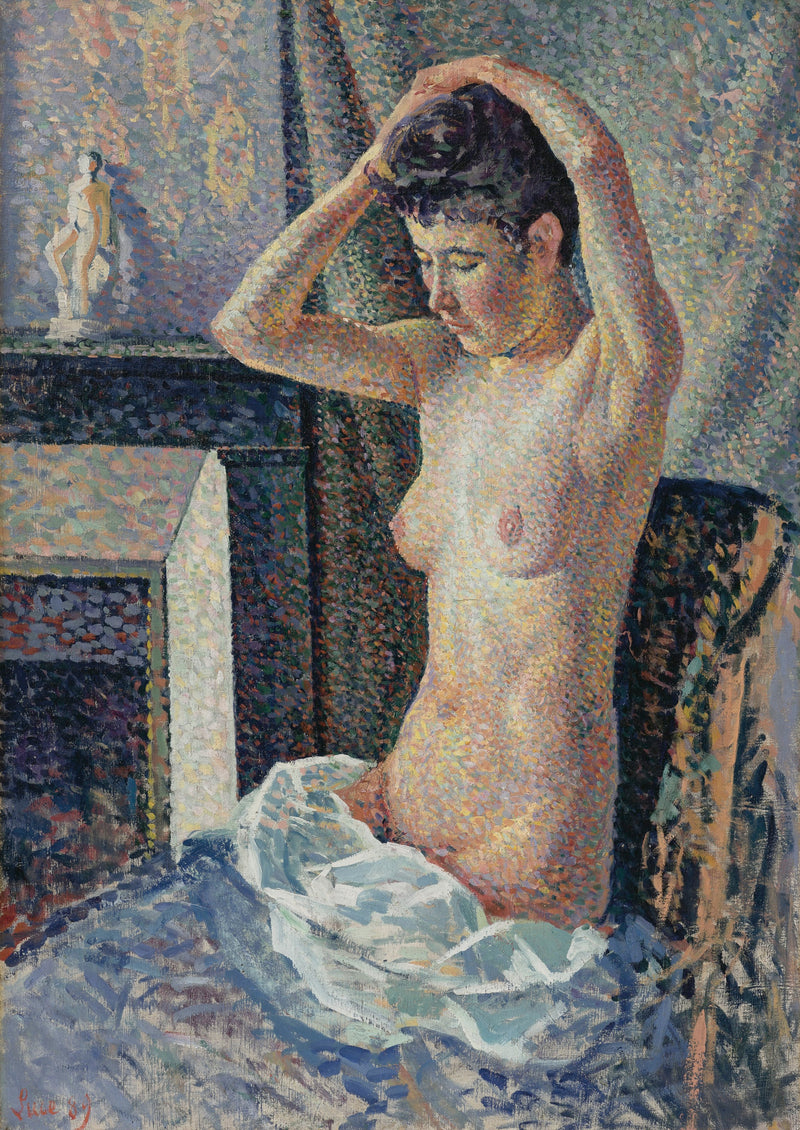 Saçını Kestirmiyor - Maximilien Luce