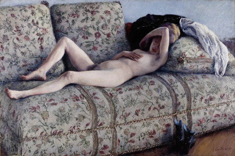 Bir Kanepe Üzerinde - Gustave Caillebotte