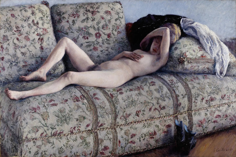 Bir Kanepe Üzerinde - Gustave Caillebotte