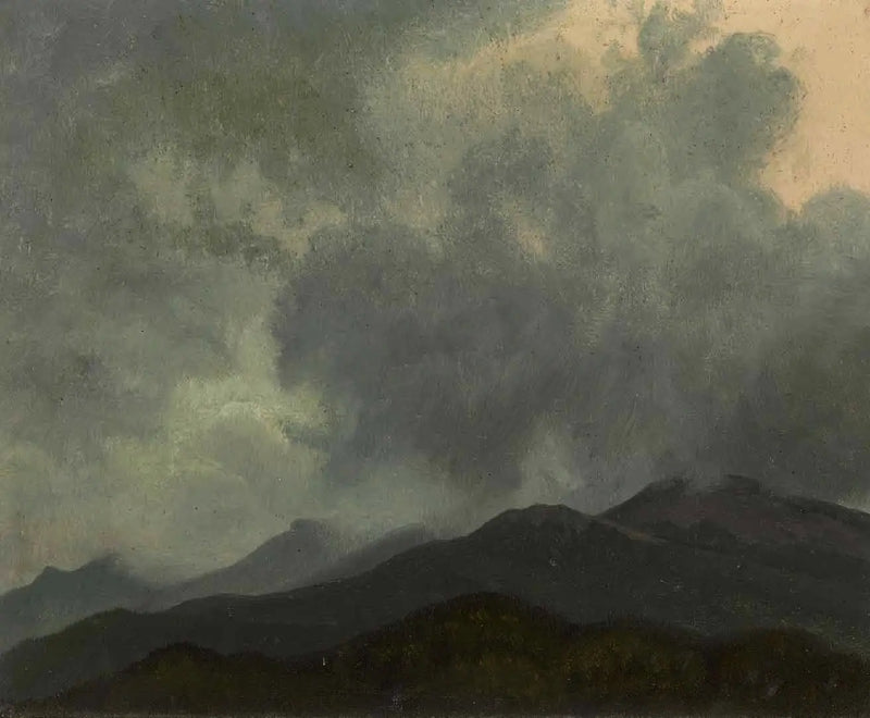 Gürültülü Bulutlar, Beyaz Dağlar, New Hampshire - Albert Bierstadt