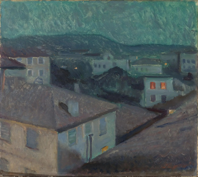Nice'te Gece - Edvard Munch