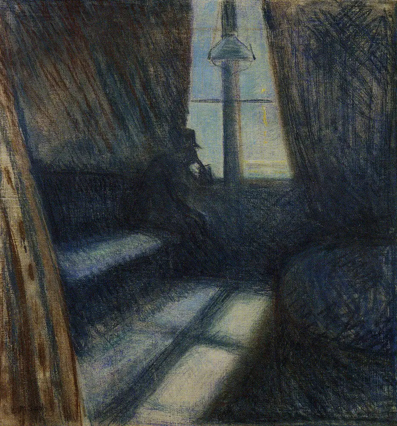 Saint-Cloud'da Gece - Edvard Munch