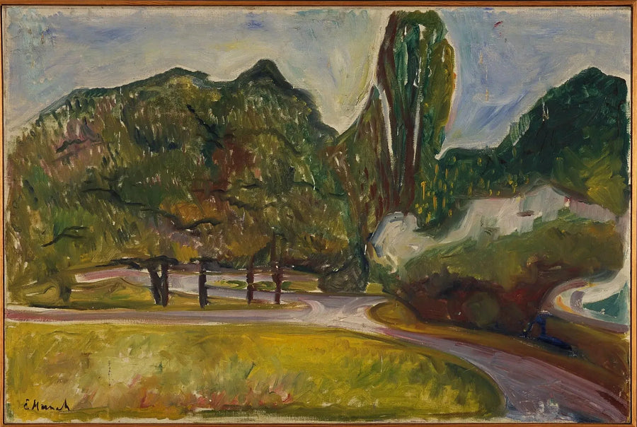 Studenterlunden'da Yaz Gecesi - Edvard Munch