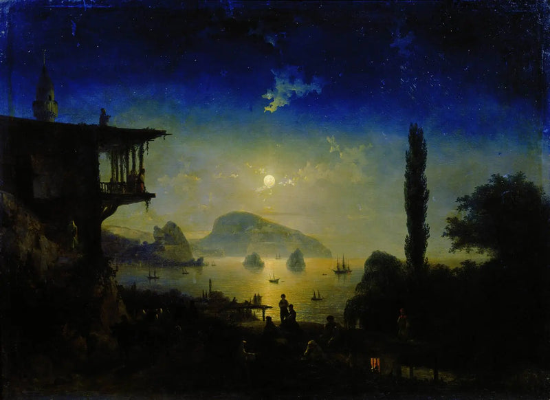 Kırım'da Ay Gecesi, Gurzuf - Ivan Aïvazovski