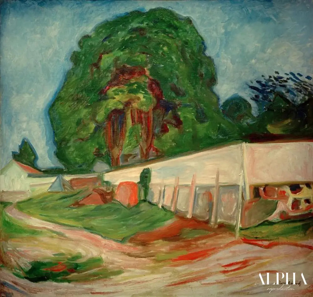 Nuit d'été à Aasgaardstrand - Edvard Munch - Reproductions de tableaux et peintures haut de gamme