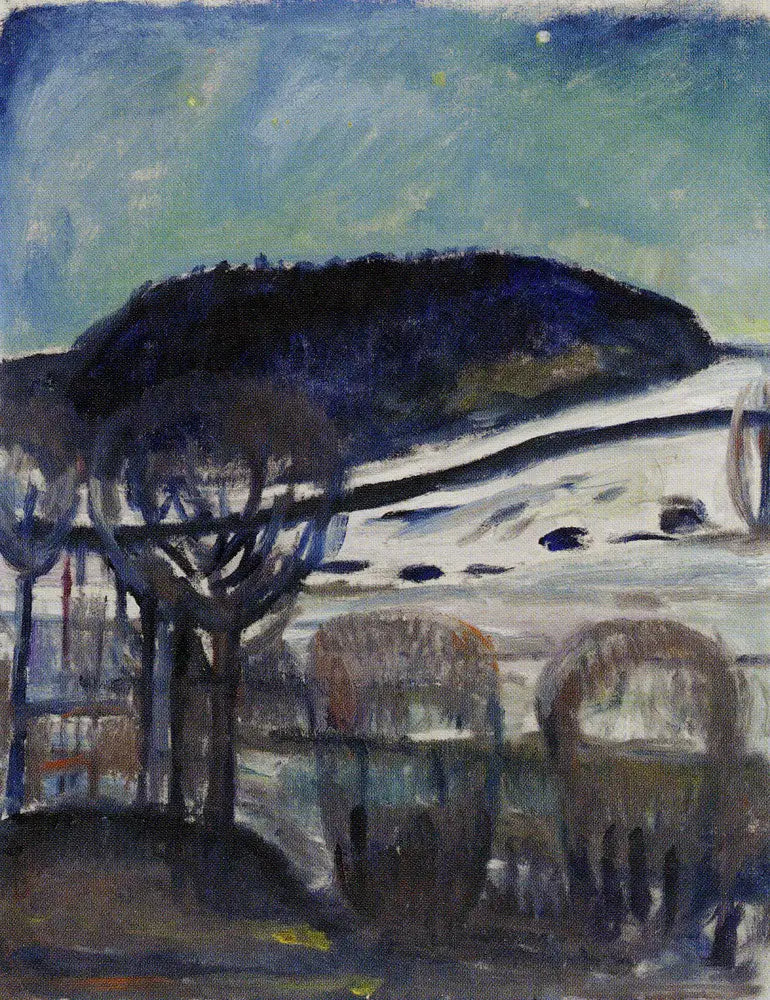 Kış Gecesi - Edvard Munch