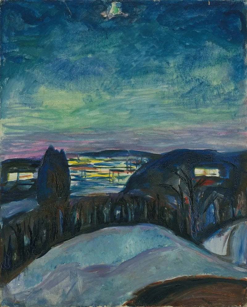 Yıldızlı Gece - Edvard Munch