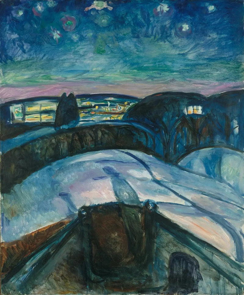 Yıldızlı Gece - Edvard Munch