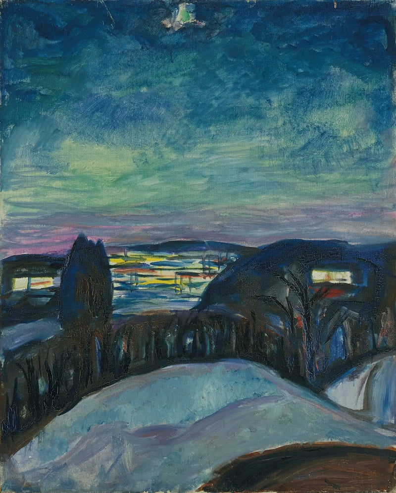 Yıldızlı Gece - Edvard Munch