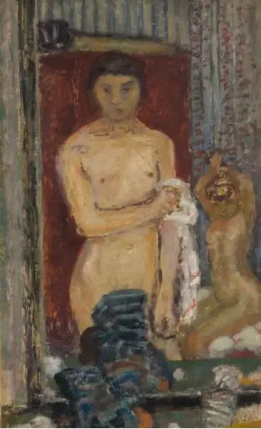 Bir aynada yansıyan çıplaklar - Pierre Bonnard