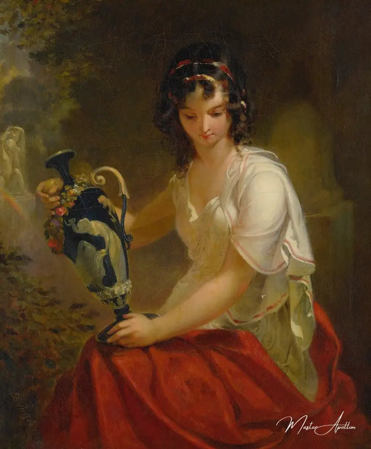 Nydia, la fille de Pompéi - Emanuel Leutze - Reproductions de tableaux et peintures haut de gamme