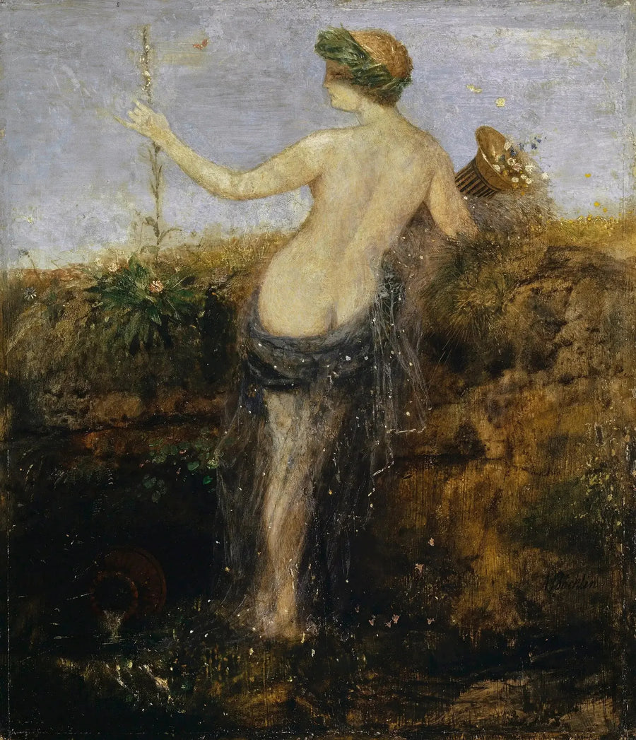 Bereket Boynuzu Nymphe - Arnold Böcklin