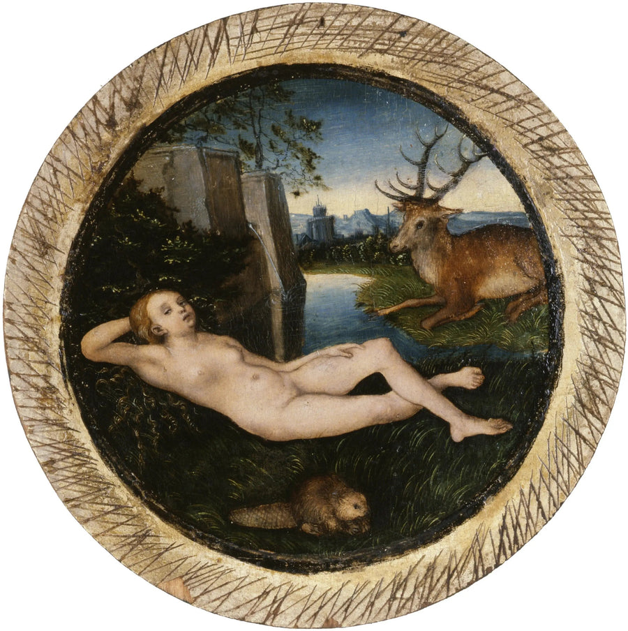 Yatan Nymphe - Lucas Cranach the Elder