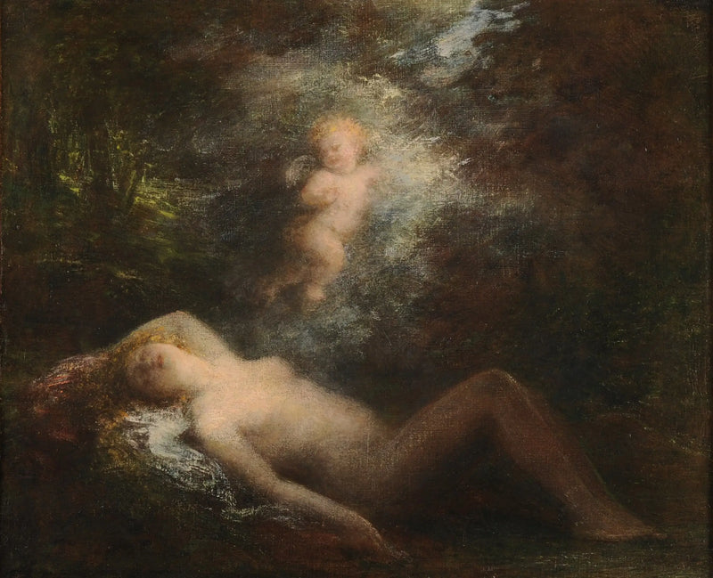Uyuyan Nymphe - Henri Fantin-Latour