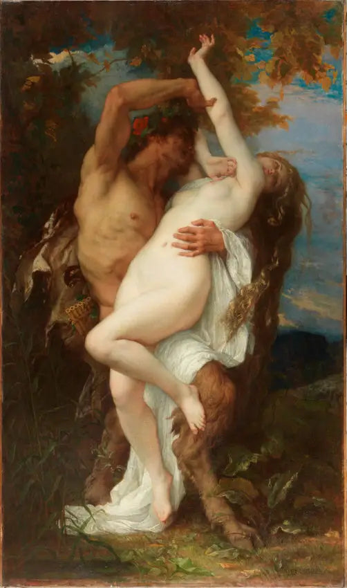 Nymphe enlevée par un faune - Alexandre Cabanel