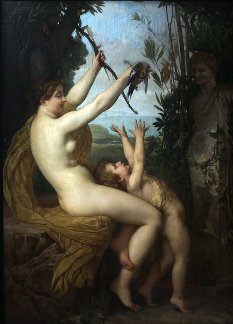 Nymphe ve Bacchus - Jules Lefebvre