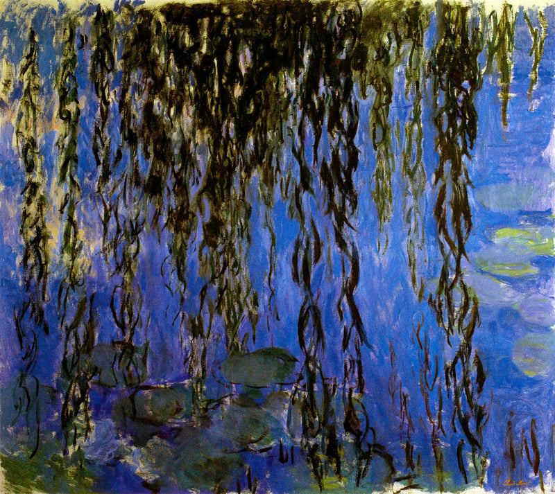 Söğüt dallarıyla Nilüferler - Claude Monet